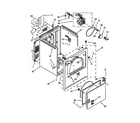 Whirlpool 4GWED4750YQ1 cabinet parts diagram