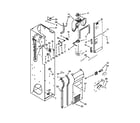 KitchenAid KSSC42QVS05 freezer liner and air flow parts diagram