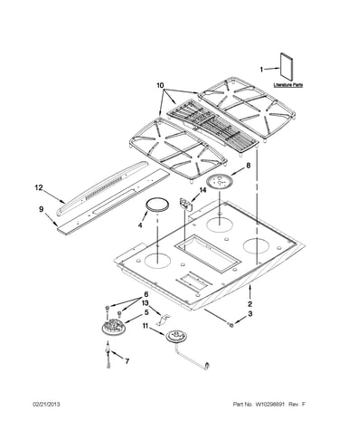 Cooktop parts