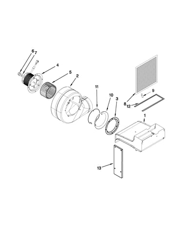 Blower unit parts