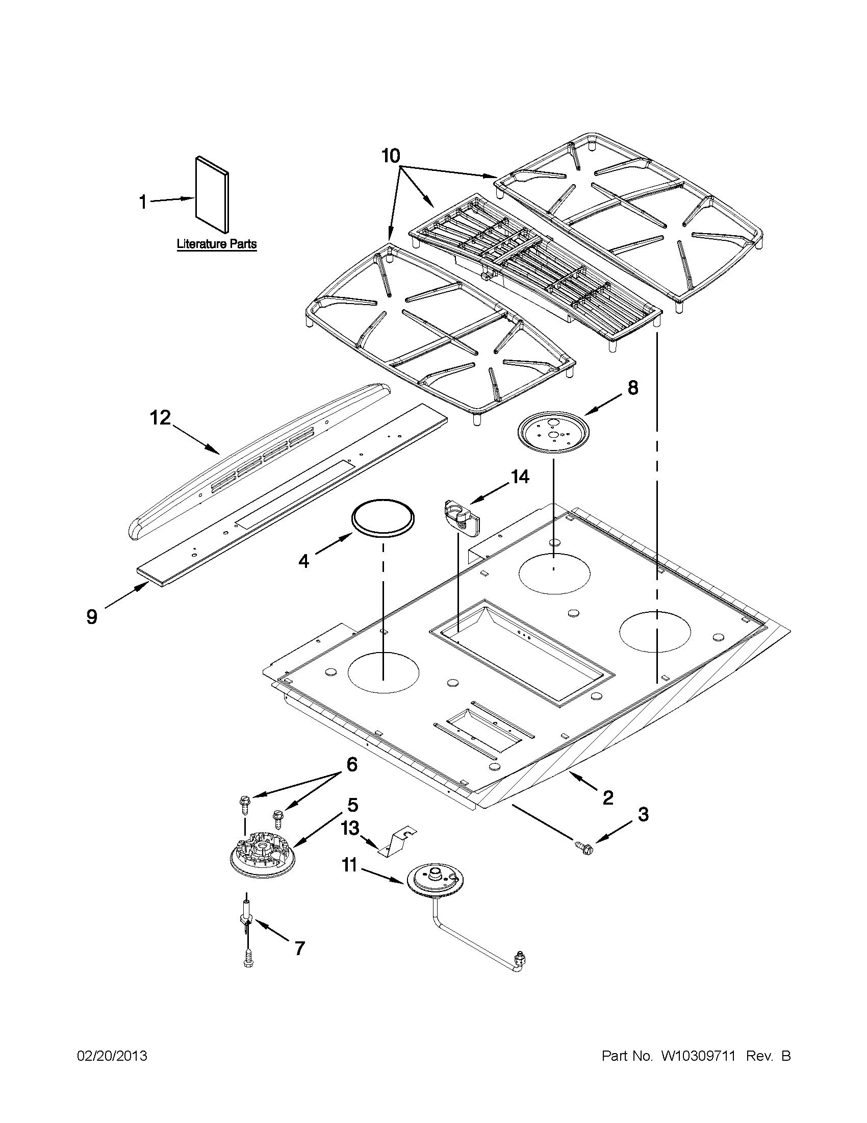 COOKTOP PARTS