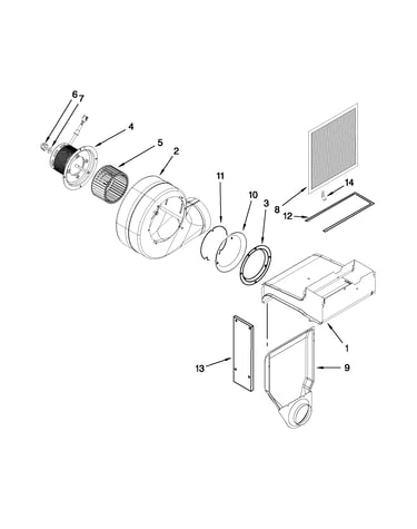 Blower unit parts