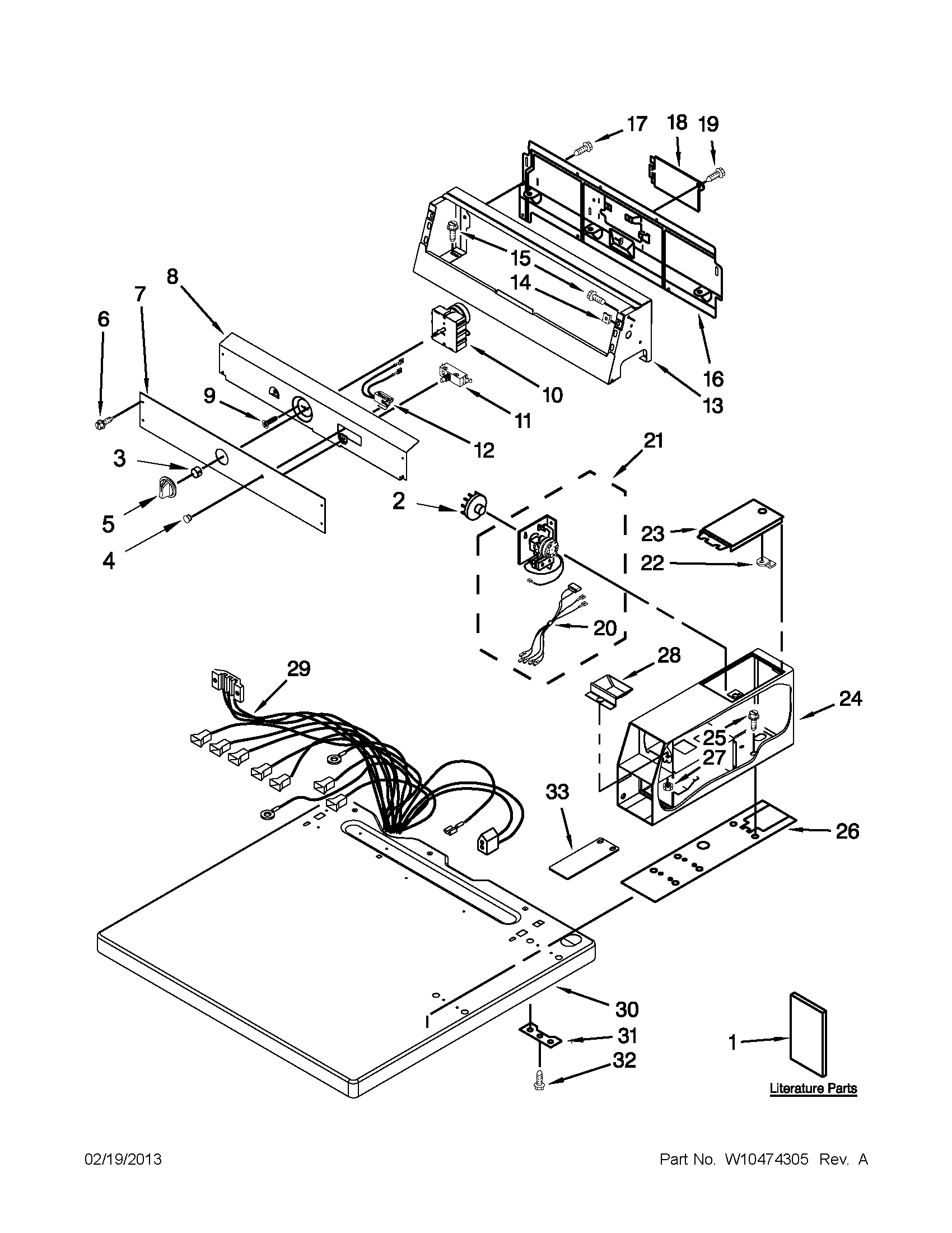 TOP AND CONSOLE PARTS