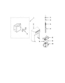 Motor and ice container parts