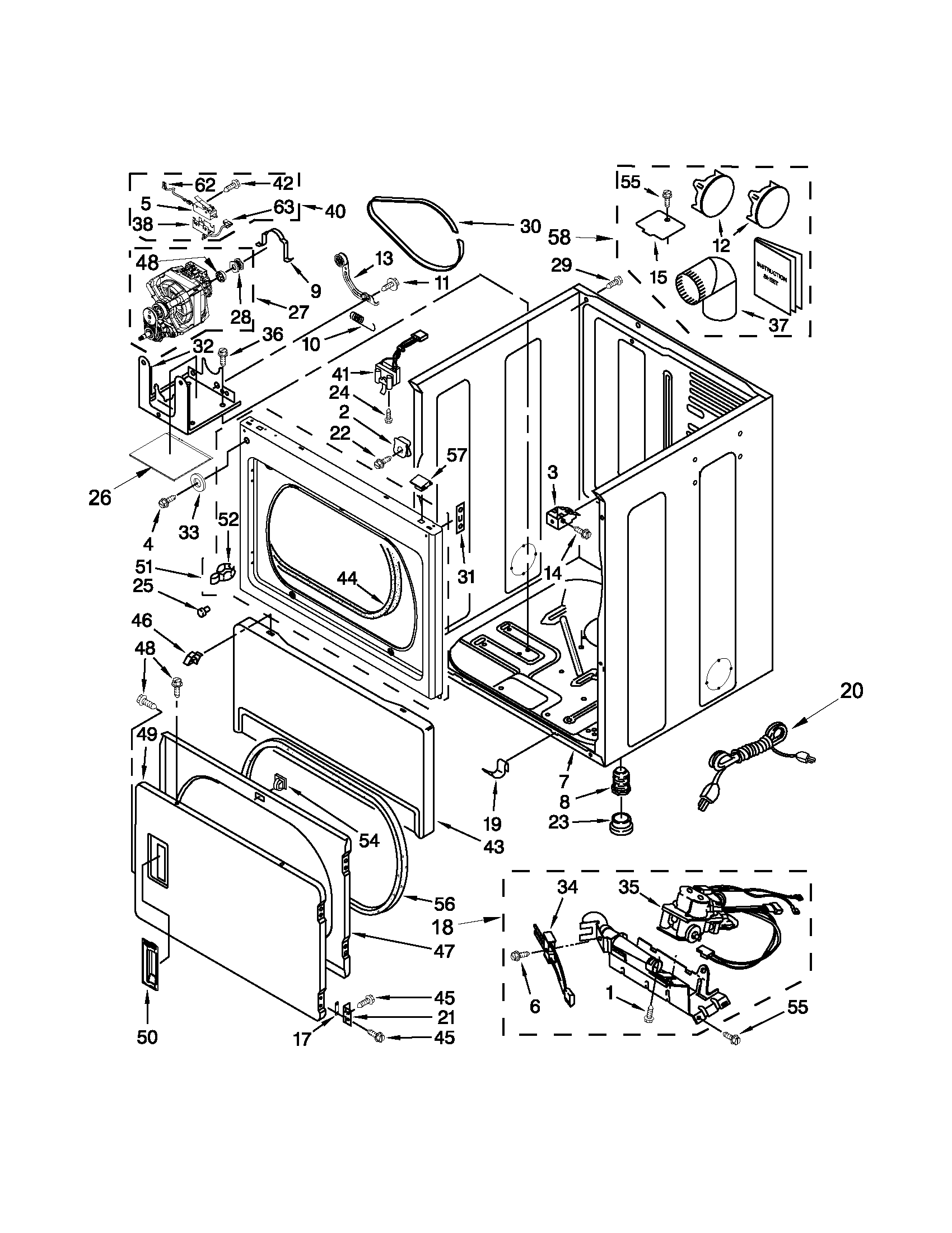 Cabinet parts