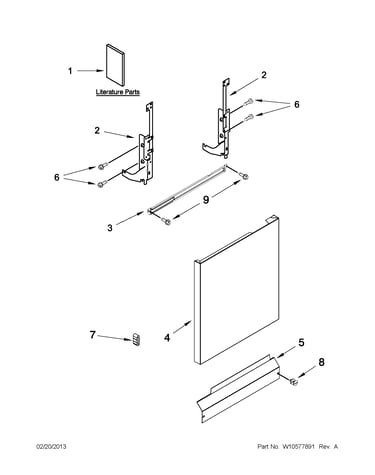 Door and panel parts