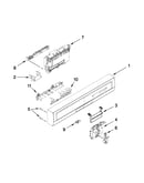Control panel and latch parts