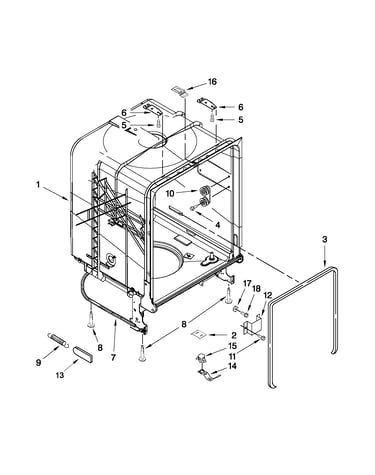 Tub and frame parts