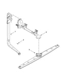Upper wash and rinse parts