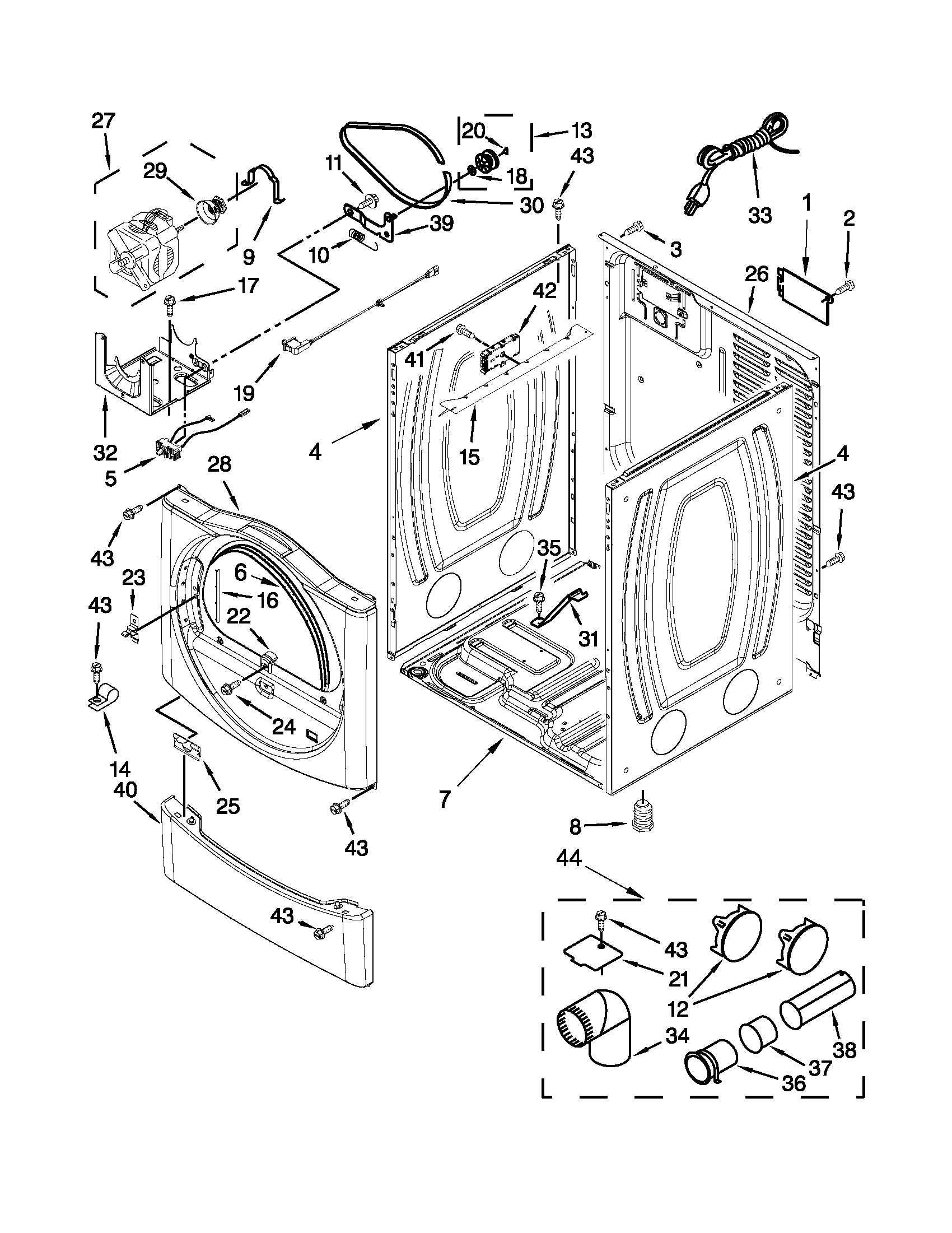 Cabinet parts