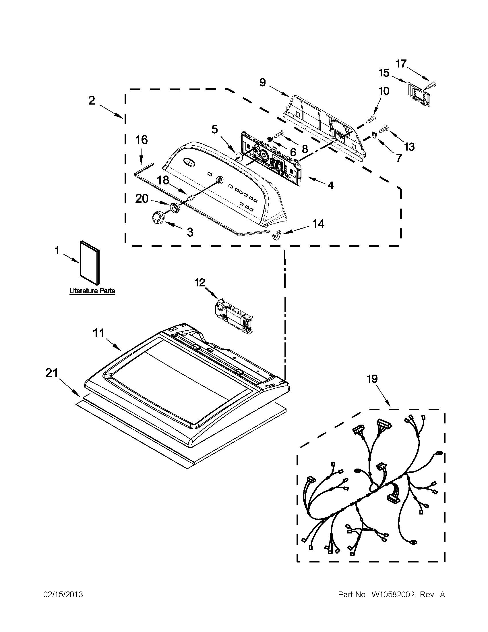 TOP AND CONSOLE PARTS