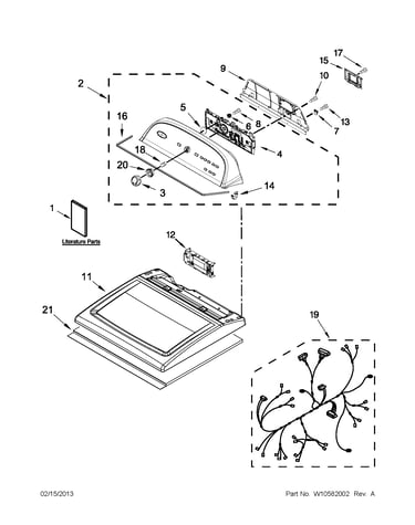 Top and console parts