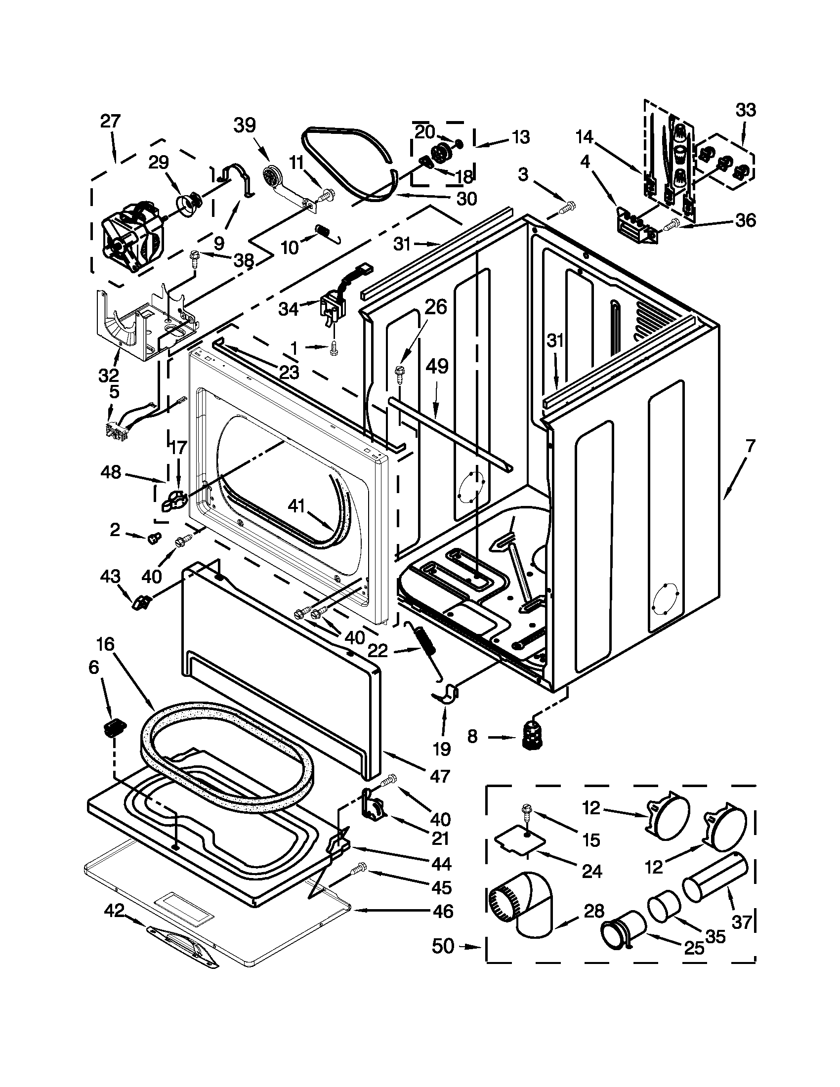Cabinet parts