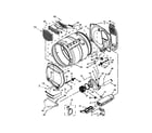 Whirlpool WED5600XW1 bulkhead parts diagram