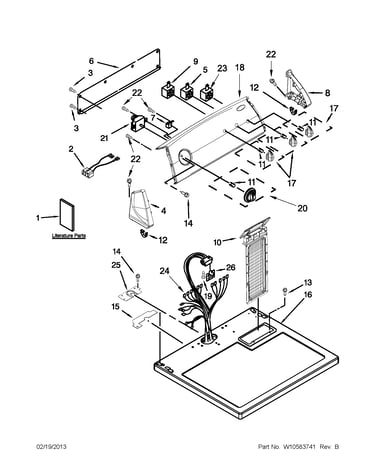 Top and console parts