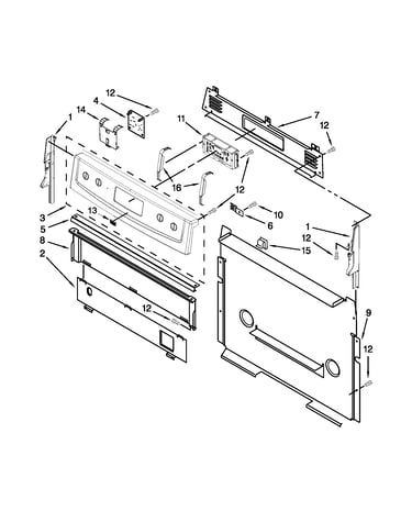Control panel parts