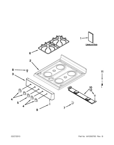 Cooktop parts