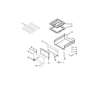 Amana AGP200VDW0 oven and broiler parts diagram