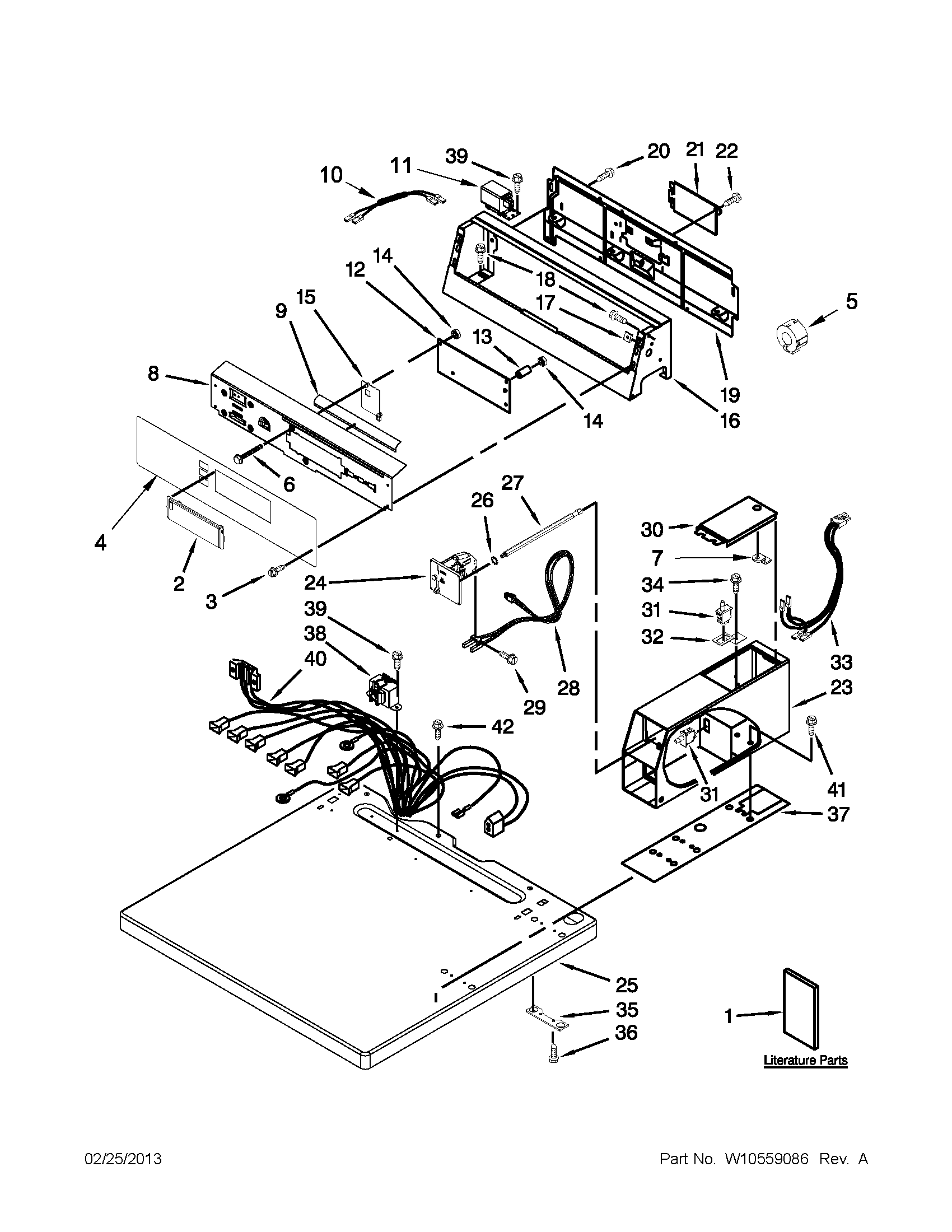 TOP AND CONSOLE PARTS