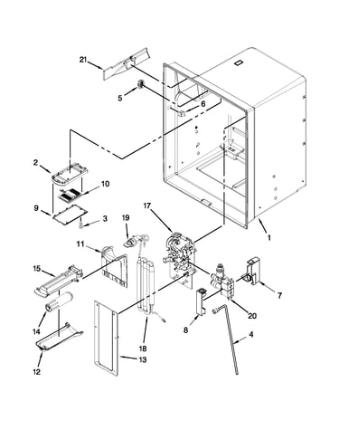 Refrigerator liner parts