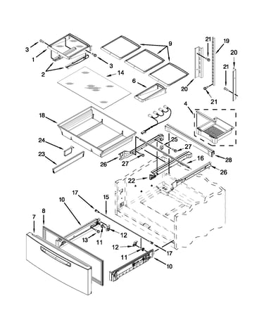 Shelf parts