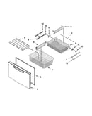 Freezer door parts