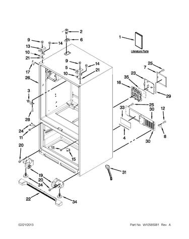 Cabinet parts