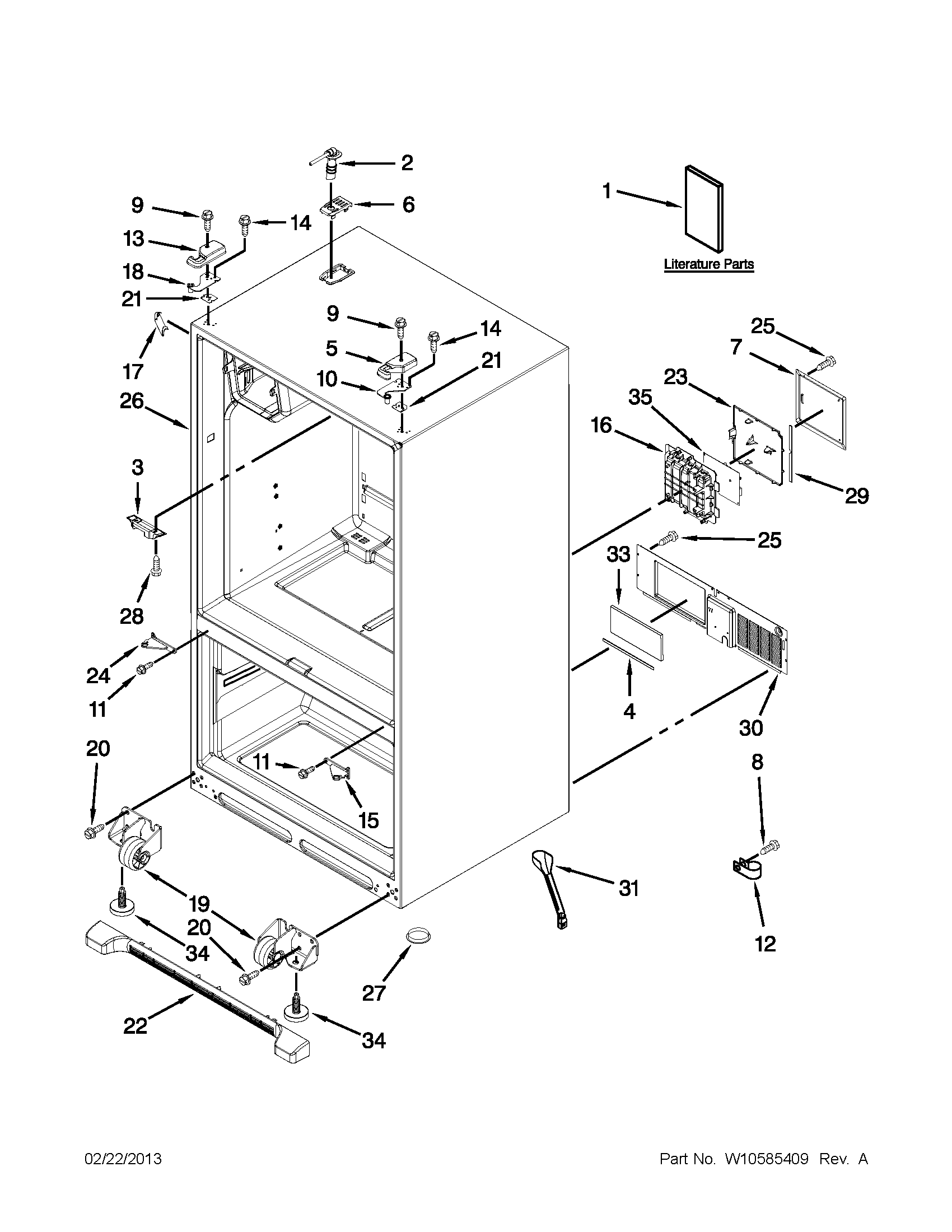 Cabinet parts