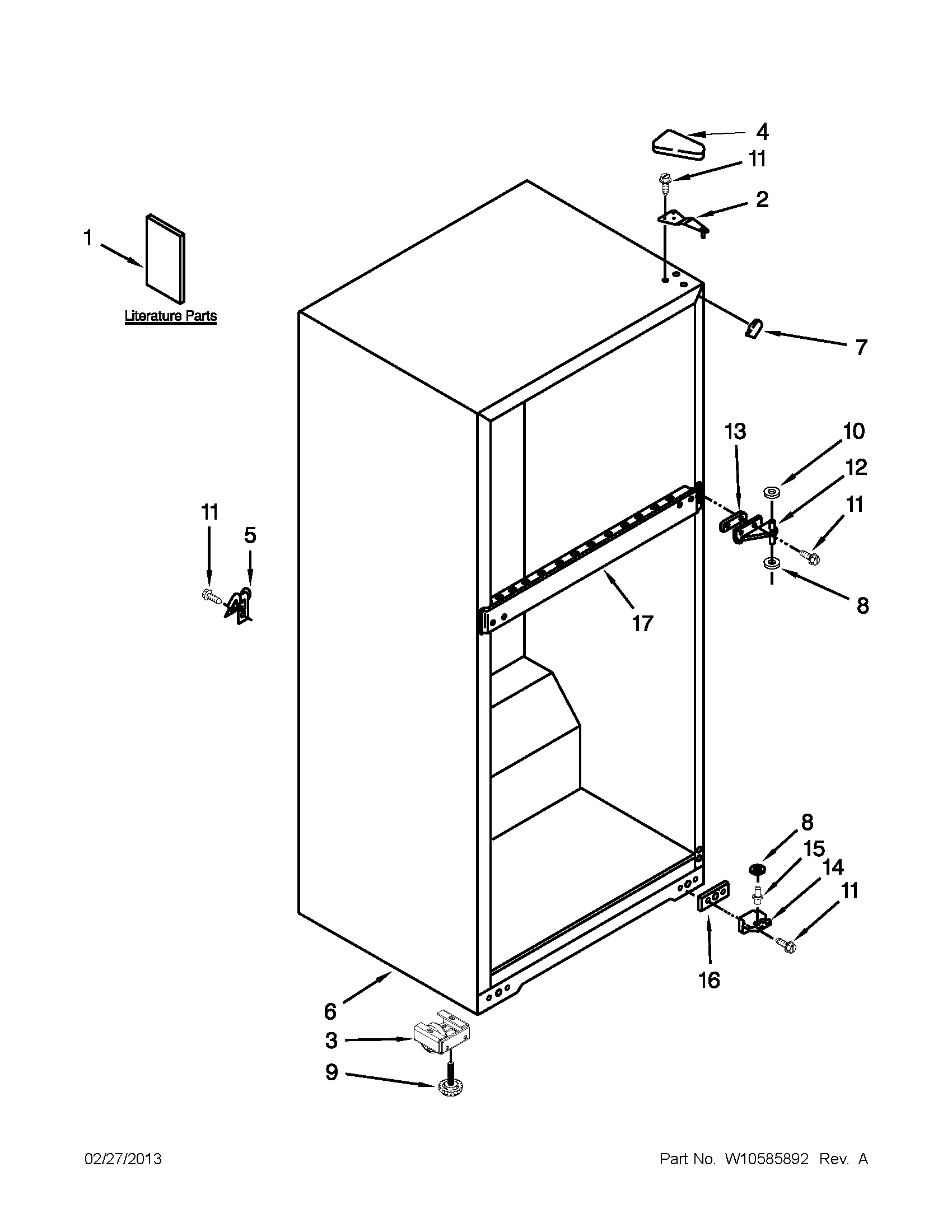 CABINET PARTS