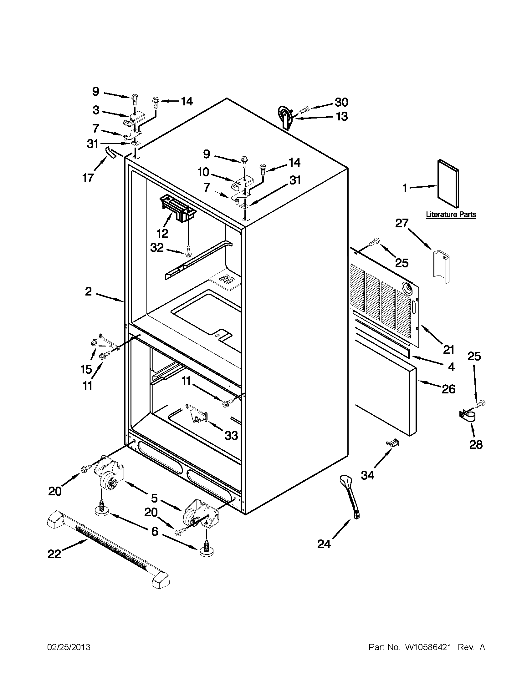 CABINET PARTS