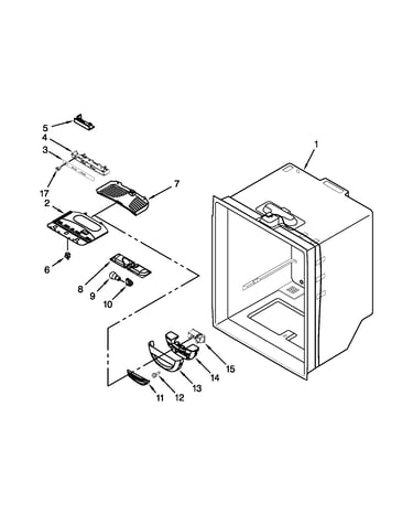 Refrigerator liner parts