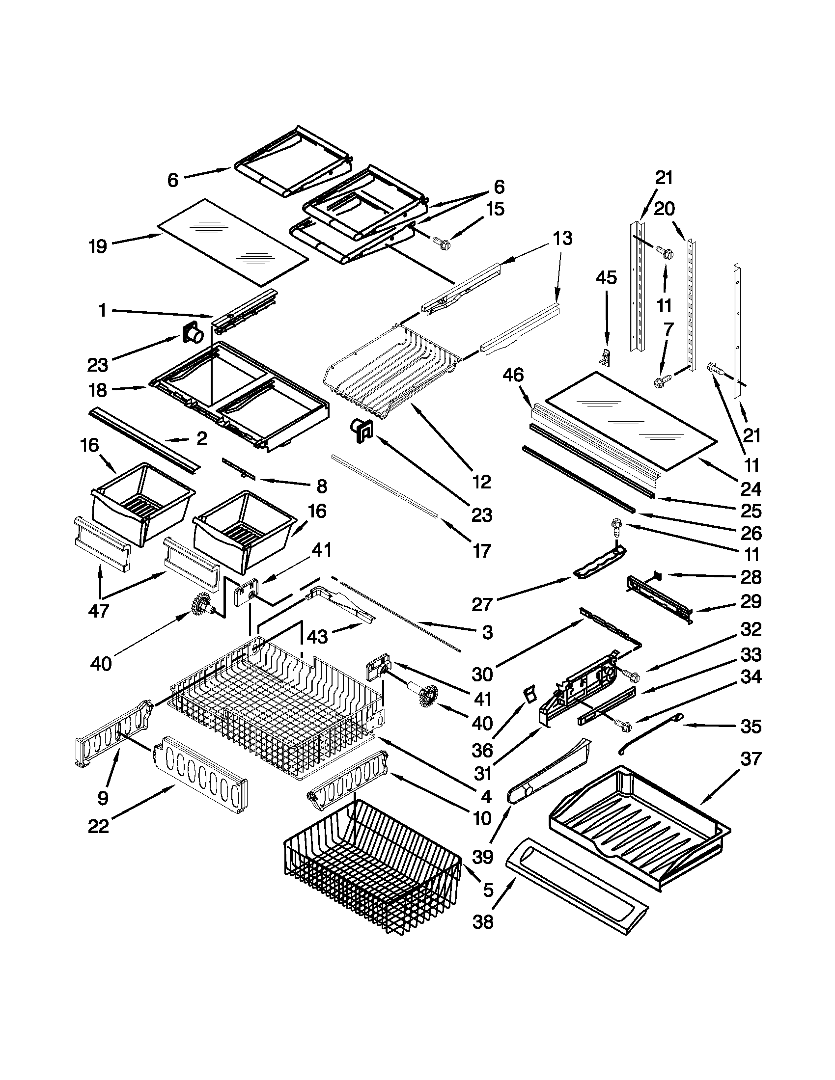 SHELF PARTS