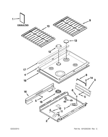 Cooktop parts