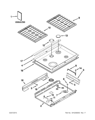 Cooktop parts