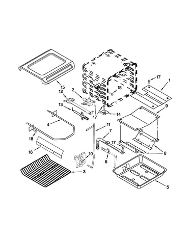 Internal oven parts