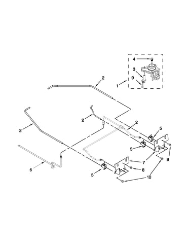 Cooktop burner parts