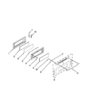 Upper door parts
