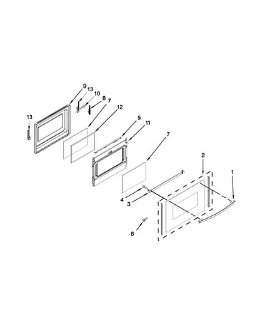 Lower door parts