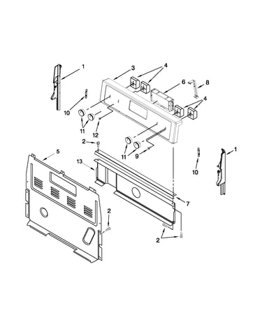 Control panel parts