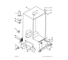 Whirlpool WRS537SIAW00 cabinet parts diagram