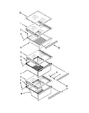 Refrigerator shelf parts