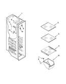 Freezer liner parts