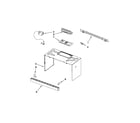 KitchenAid KHMS2040WSS3 cabinet and installation parts diagram