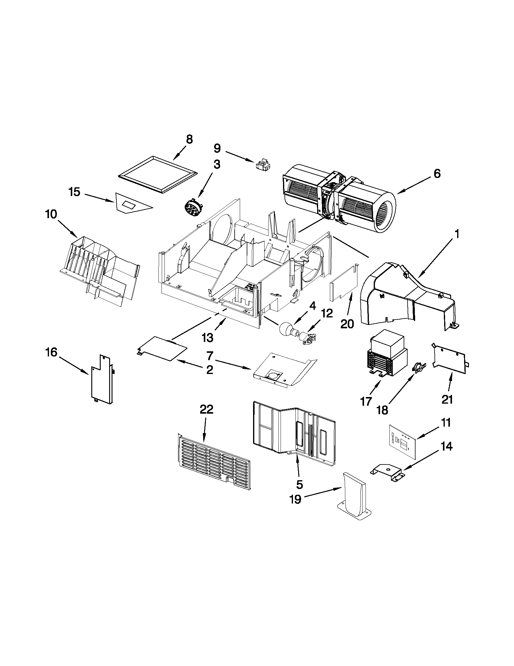 Air flow parts