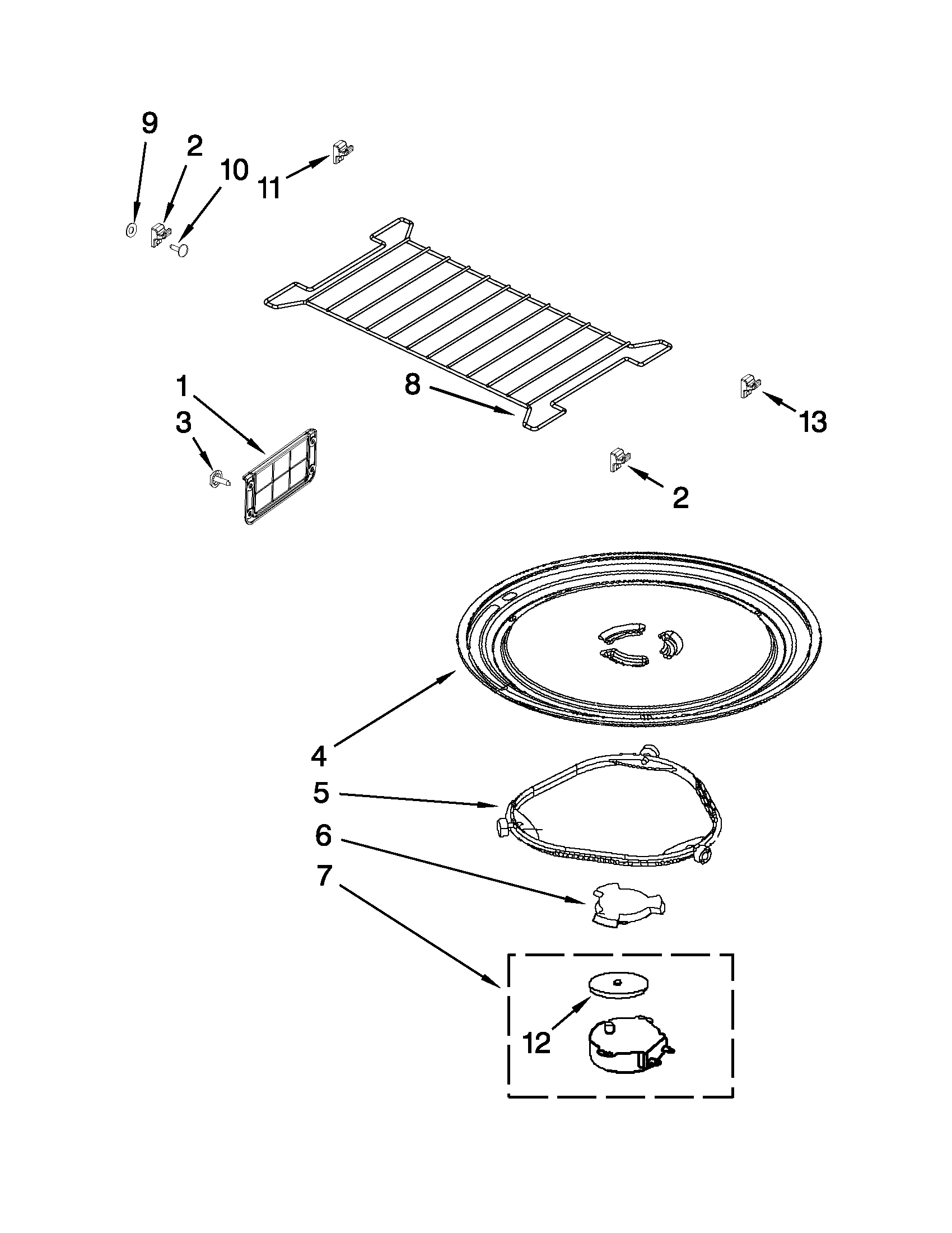 Turntable parts