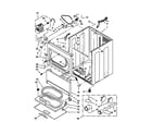Whirlpool WGD5600XW2 cabinet parts diagram