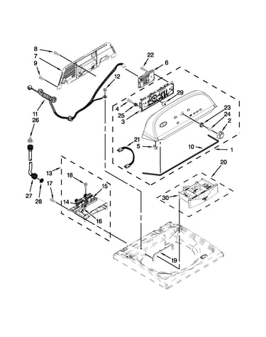 Console and dispenser parts