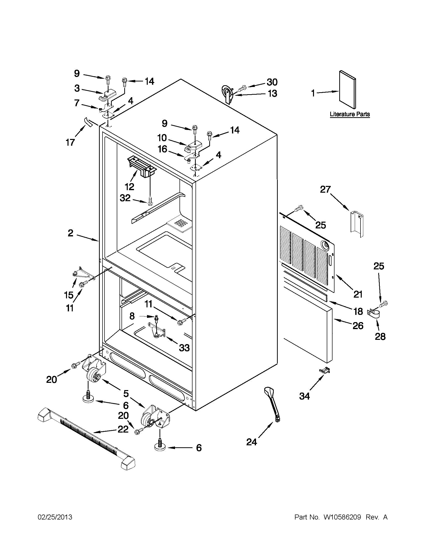 CABINET PARTS