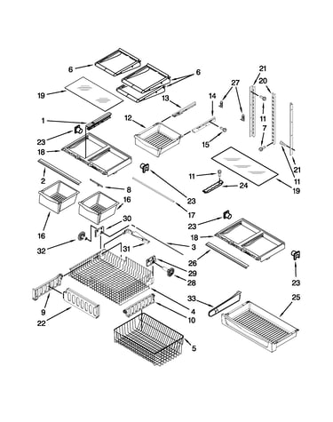 Shelf parts