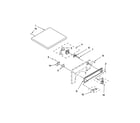 Whirlpool LER3622PQ3 top and console parts diagram